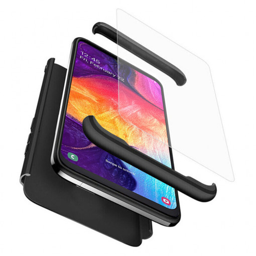 Husa telefon Samsung Galaxy A30s / A50 / A50s + Folie - GKK 360 - Black