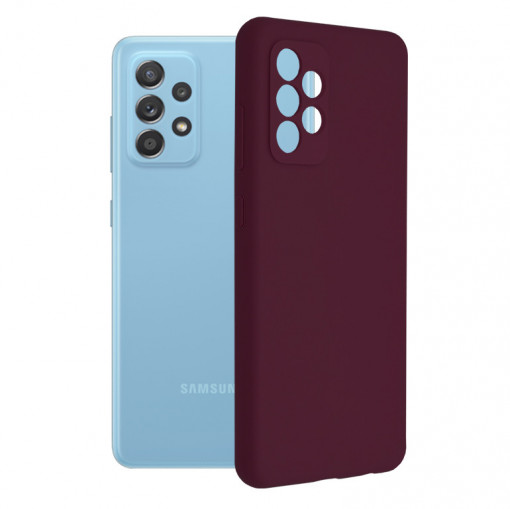 Husa telefon Samsung Galaxy A52 4G / A52 5G / A52s 5G - Techsuit Soft Edge Silicone - Plum Violet