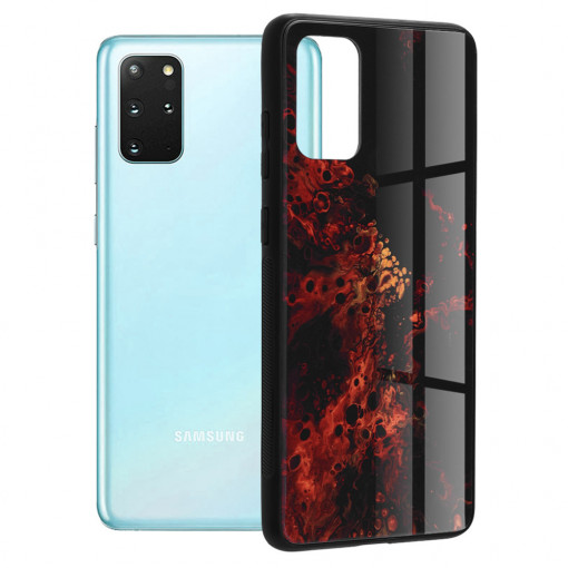 Husa telefon Samsung Galaxy S20 Plus / S20 Plus 5G - Techsuit Glaze Series - Red Nebula