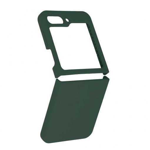 Husa telefon Samsung Galaxy Z Flip5 - Techsuit Soft Edge Silicone - Dark Green