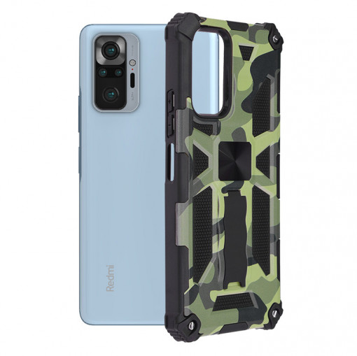 Husa telefon Xiaomi Redmi Note 10 Pro / Note 10 Pro Max - Techsuit Blazor Series - Camo Lime