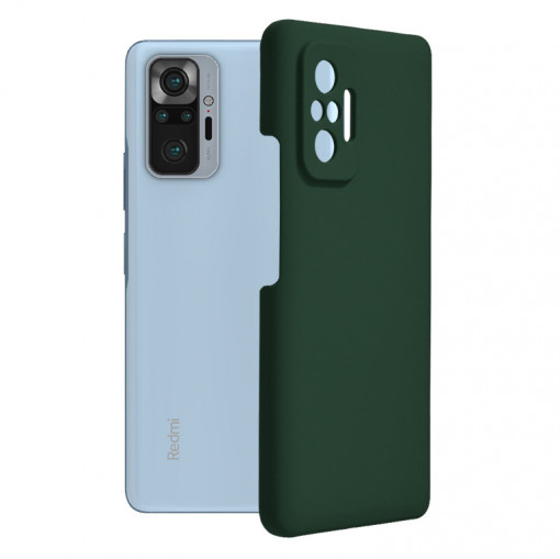 Husa telefon Xiaomi Redmi Note 10 Pro / Note 10 Pro Max - Techsuit Soft Edge Silicone - Dark Green