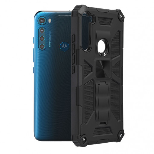Husa telefon Motorola One Fusion Plus - Techsuit Blazor Series - Black