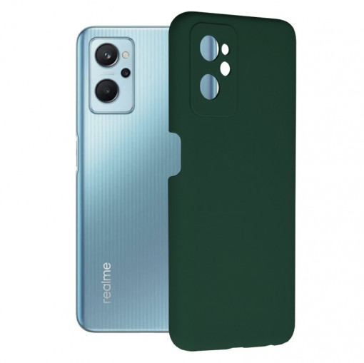 Husa telefon Realme 9i / Oppo A76 / A96 - Techsuit Soft Edge Silicone - Dark Green