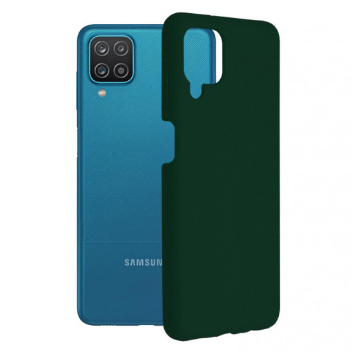 Husa telefon Samsung Galaxy A12 / A12 Nacho - Techsuit Soft Edge Silicone - Dark Green