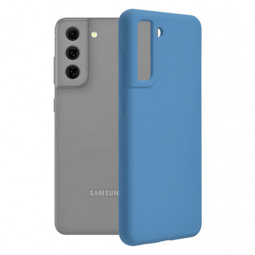 Husa telefon Samsung Galaxy S21 FE 5G - Techsuit Soft Edge Silicone - Denim Blue