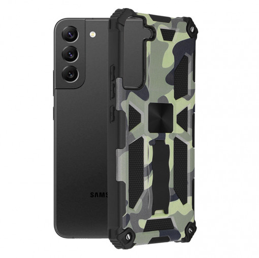 Husa telefon Samsung Galaxy S22 Plus 5G - Techsuit Blazor Series - Camo Lime