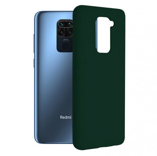 Husa telefon Xiaomi Redmi Note 9 / Redmi 10X 4G - Techsuit Soft Edge Silicone - Dark Green