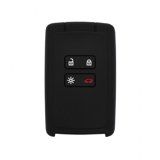 Husa pentru cheie Renault Espace, Talisman, Zoe - Techsuit Car Key Case (1010.10) - Black