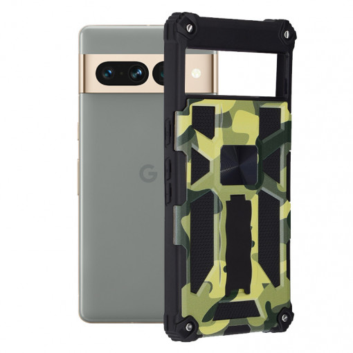 Husa telefon Google Pixel 7 Pro - Techsuit Blazor Series - Camo Lime