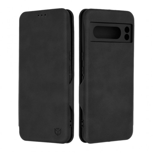Husa telefon Google Pixel 8 Pro Techsuit Safe Wallet Plus, Black