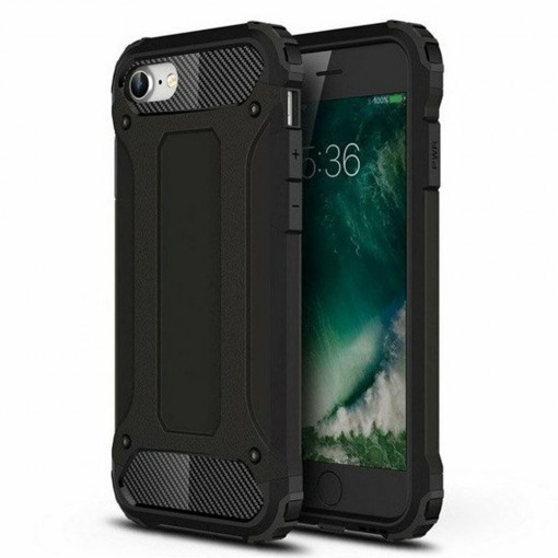 Husa telefon iPhone 7 / 8 / SE 2, SE 2020 / SE 3, SE 2022 - Techsuit Hybrid Armor - Black