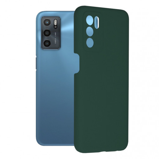 Husa telefon Oppo A16 / A16s / A54s - Techsuit Soft Edge Silicone - Dark Green