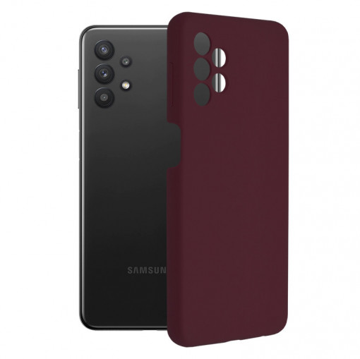 Husa telefon Samsung Galaxy A32 5G - Techsuit Soft Edge Silicone - Plum Violet