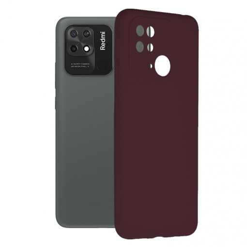 Husa telefon Xiaomi Redmi 10C - Techsuit Soft Edge Silicone - Plum Violet