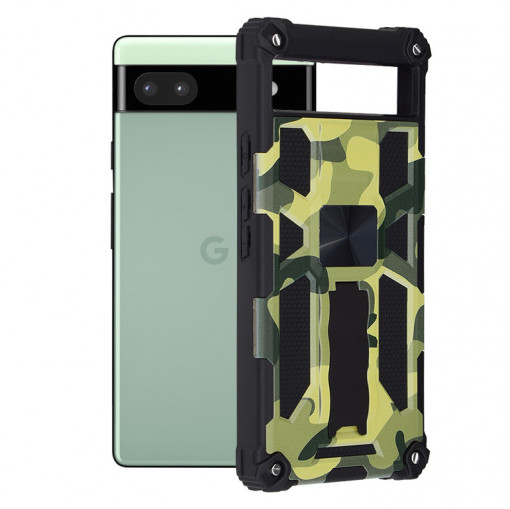 Husa telefon Google Pixel 6a - Techsuit Blazor Series - Camo Lime