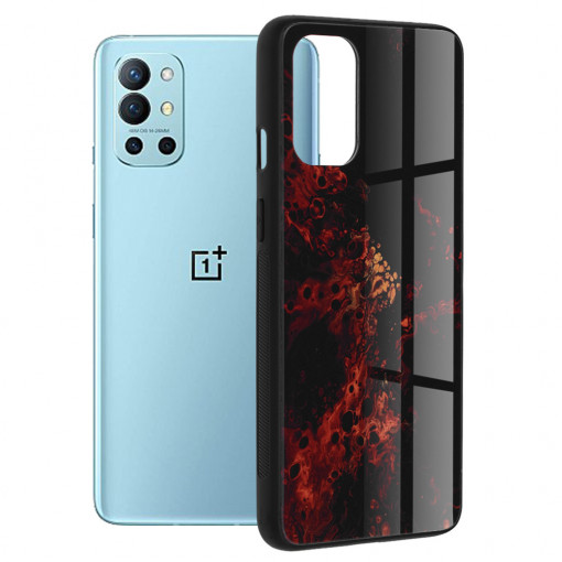 Husa telefon OnePlus 9R - Techsuit Glaze Series - Red Nebula