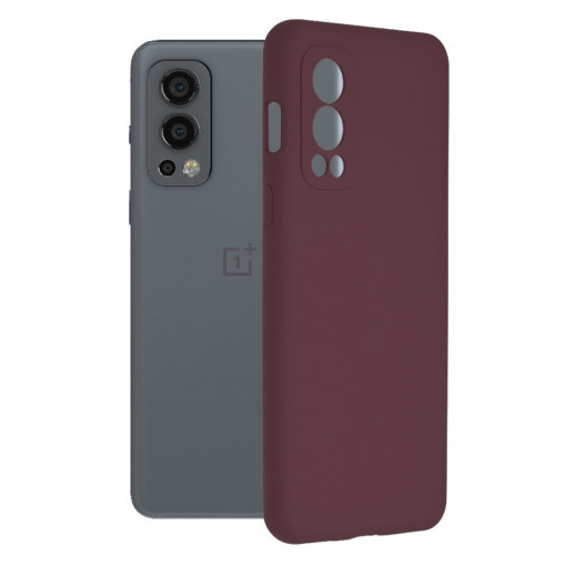 Husa telefon OnePlus Nord 2 5G - Techsuit Soft Edge Silicone - Plum Violet