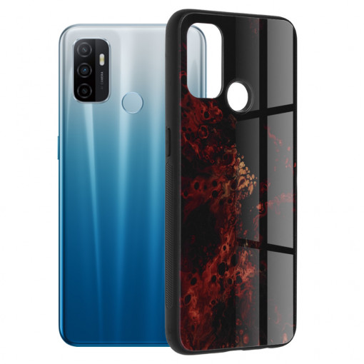 Husa telefon Oppo A53 / A53s - Techsuit Glaze Series - Red Nebula
