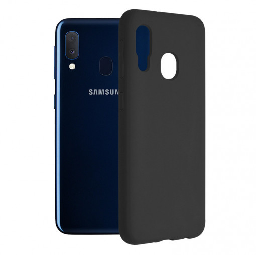 Husa telefon Samsung Galaxy A20e - Techsuit Soft Edge Silicone - Black
