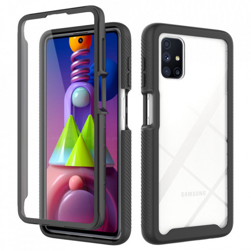 Husa telefon Samsung Galaxy M51 + Folie - Techsuit Defense360 Pro - Black
