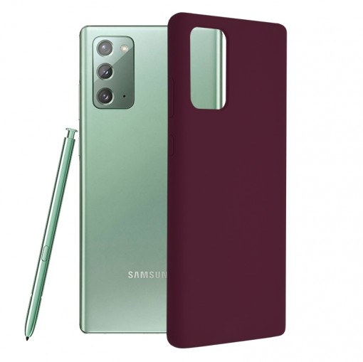 Husa telefon Samsung Galaxy Note 20 / Note 20 5G - Techsuit Soft Edge Silicone - Plum Violet
