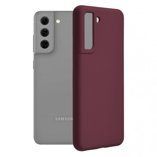 Husa telefon Samsung Galaxy S21 FE 5G - Techsuit Soft Edge Silicone - Plum Violet