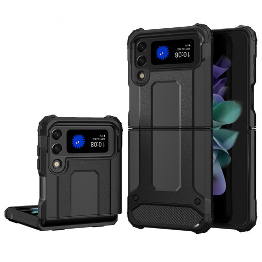 Husa telefon Samsung Galaxy Z Flip3 5G - Techsuit Hybrid Armor - Black