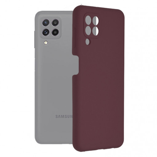 Husa telefon ung Galaxy A22 4G - Techsuit Soft Edge Silicone - Plum Violet