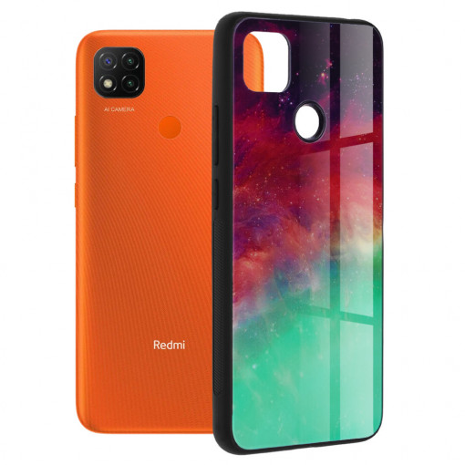Husa telefon Xiaomi Redmi 9C / Redmi 9C NFC - Techsuit Glaze Series - Fiery Ocean