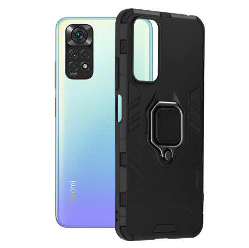 Husa telefon Xiaomi Redmi Note 11 / Note 11S - Techsuit Silicone Shield - Black