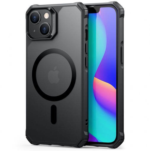 Husa telefon iPhone 14 Plus - ESR Air Armor HaloLock - Frosted Black
