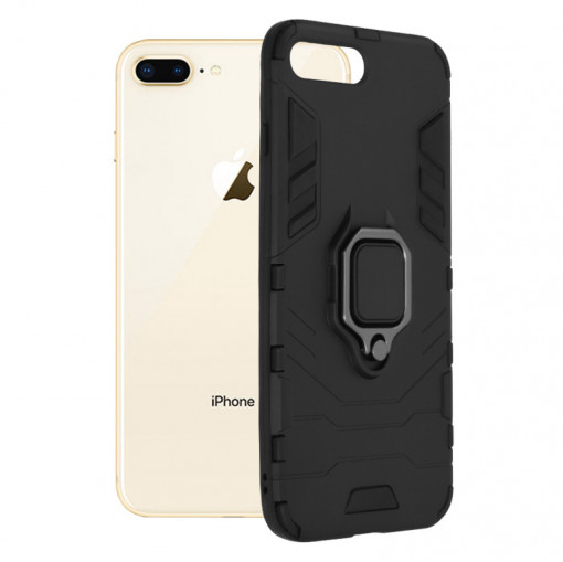 Husa telefon iPhone 7 Plus / 8 Plus - Techsuit Silicone Shield - Black