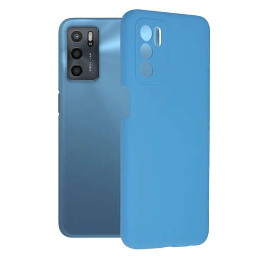Husa telefon Oppo A16 / A16s / A54s - Techsuit Soft Edge Silicone - Denim Blue