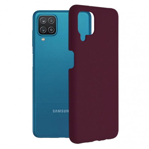 Husa telefon Samsung Galaxy A12 / A12 Nacho - Techsuit Soft Edge Silicone - Plum Violet