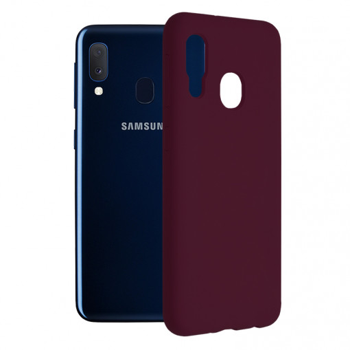 Husa telefon Samsung Galaxy A20e - Techsuit Soft Edge Silicone - Plum Violet