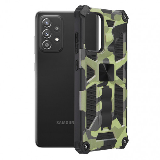 Husa telefon Samsung Galaxy A72 4G / A72 5G - Techsuit Blazor Series - Camo Lime