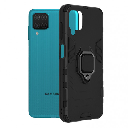 Husa telefon Samsung Galaxy F12 / M12 - Techsuit Silicone Shield - Black