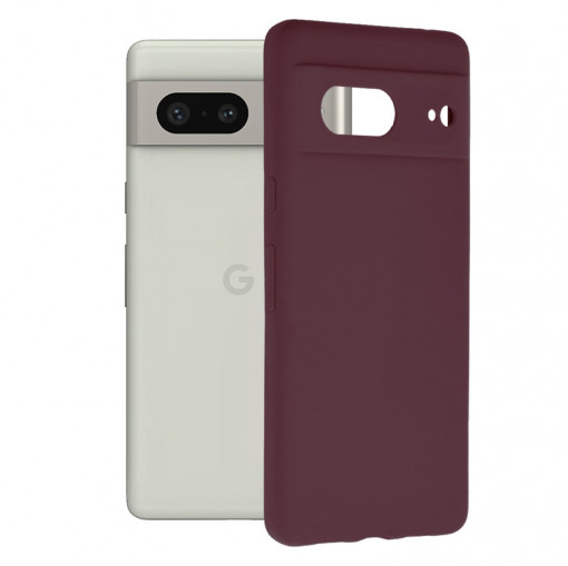 Husa telefon Google Pixel 7 - Techsuit Soft Edge Silicone - Plum Violet