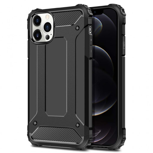 Husa telefon iPhone 12 Pro Max - Techsuit Hybrid Armor - Black
