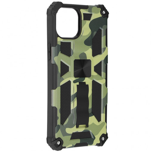 Husa telefon iPhone 15 Plus - Techsuit Blazor Series - Camo Lime