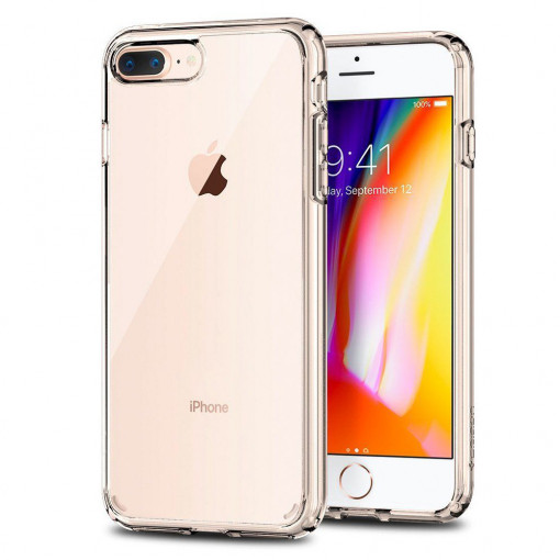 Husa telefon iPhone 7 Plus / 8 Plus - Spigen Ultra Hybrid 2 - Crystal Clear