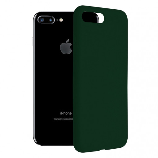 Husa telefon iPhone 7 Plus / 8 Plus - Techsuit Soft Edge Silicone - Dark Green