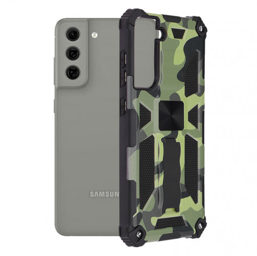 Husa telefon Samsung Galaxy S21 FE 5G - Techsuit Blazor Series - Camo Lime