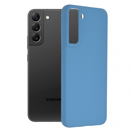 Husa telefon Samsung Galaxy S22 Plus 5G - Techsuit Soft Edge Silicone - Denim Blue