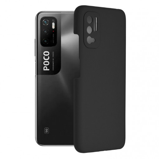 Husa telefon Xiaomi Redmi Note 10 5G / Poco M3 Pro 5G - Techsuit Soft Edge Silicone - Black