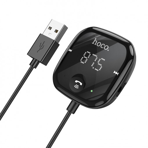 Modulator FM Bluetooth, Card TF, Jack - Hoco Unity (E65) - Black