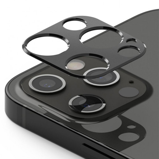 Protectie Camera pentru iPhone 12 Pro - Ringke Camera Styling - Gray