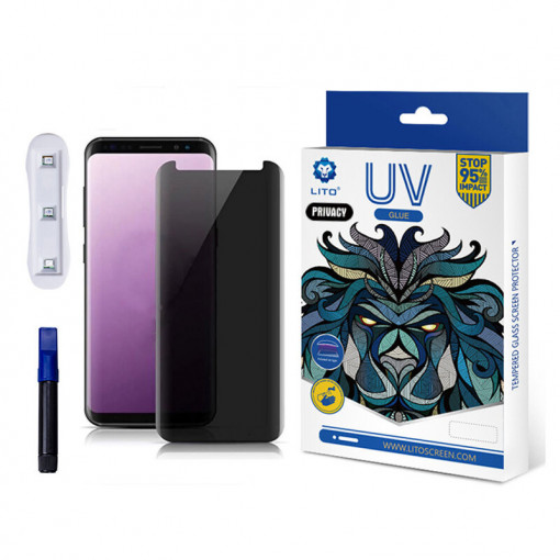 Folie protectie telefon Samsung Galaxy Note 8 - Lito 3D UV Glass - Privacy