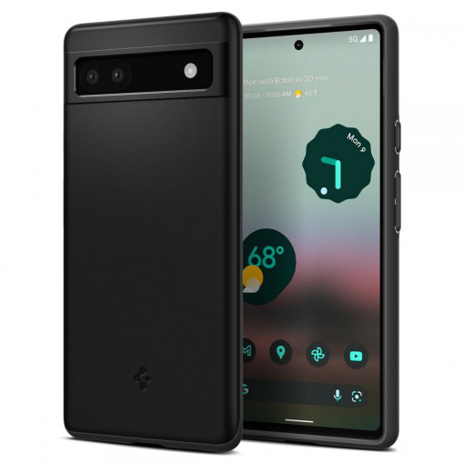 Husa telefon Google Pixel 6a - Spigen Thin Fit - Black
